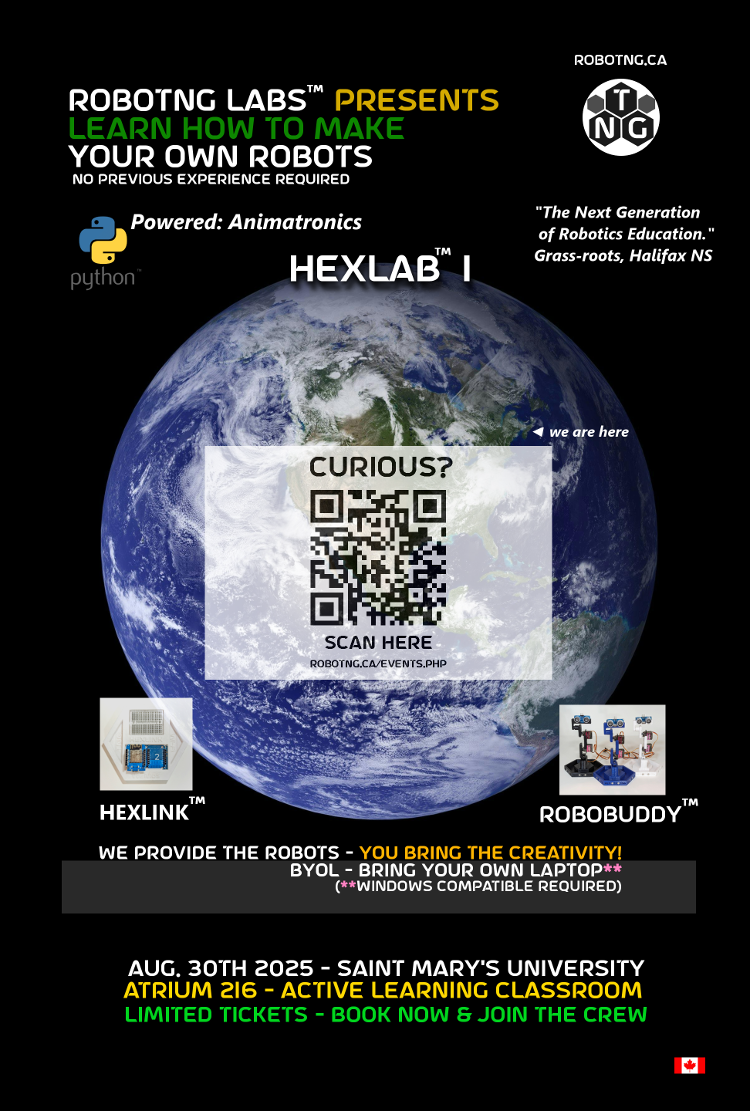 Original animatronics / HEXLAB-1 style poster